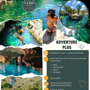 Casa Tortuga Adventure Plus – Cenotes & Adrenaline Experience