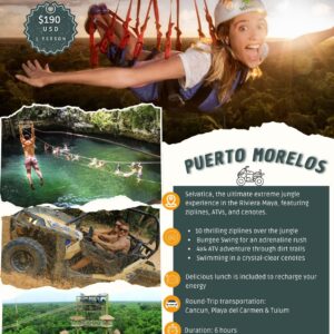 Selvatica Extreme Jungle Adventure – Zipline, ATV & Cenote Experience